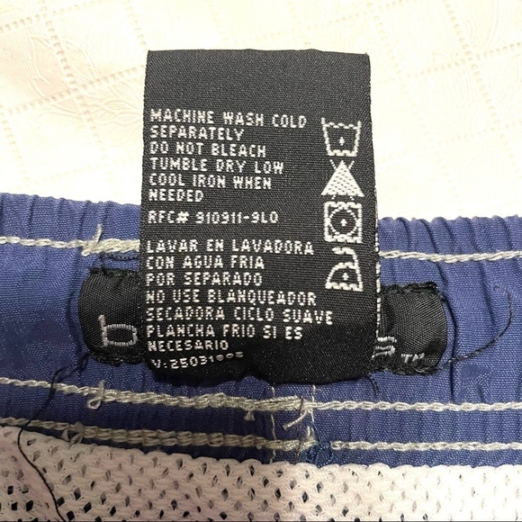 No Boundaries Blue Swim Trunks Board Shorts Medium - Picture 3 of 6